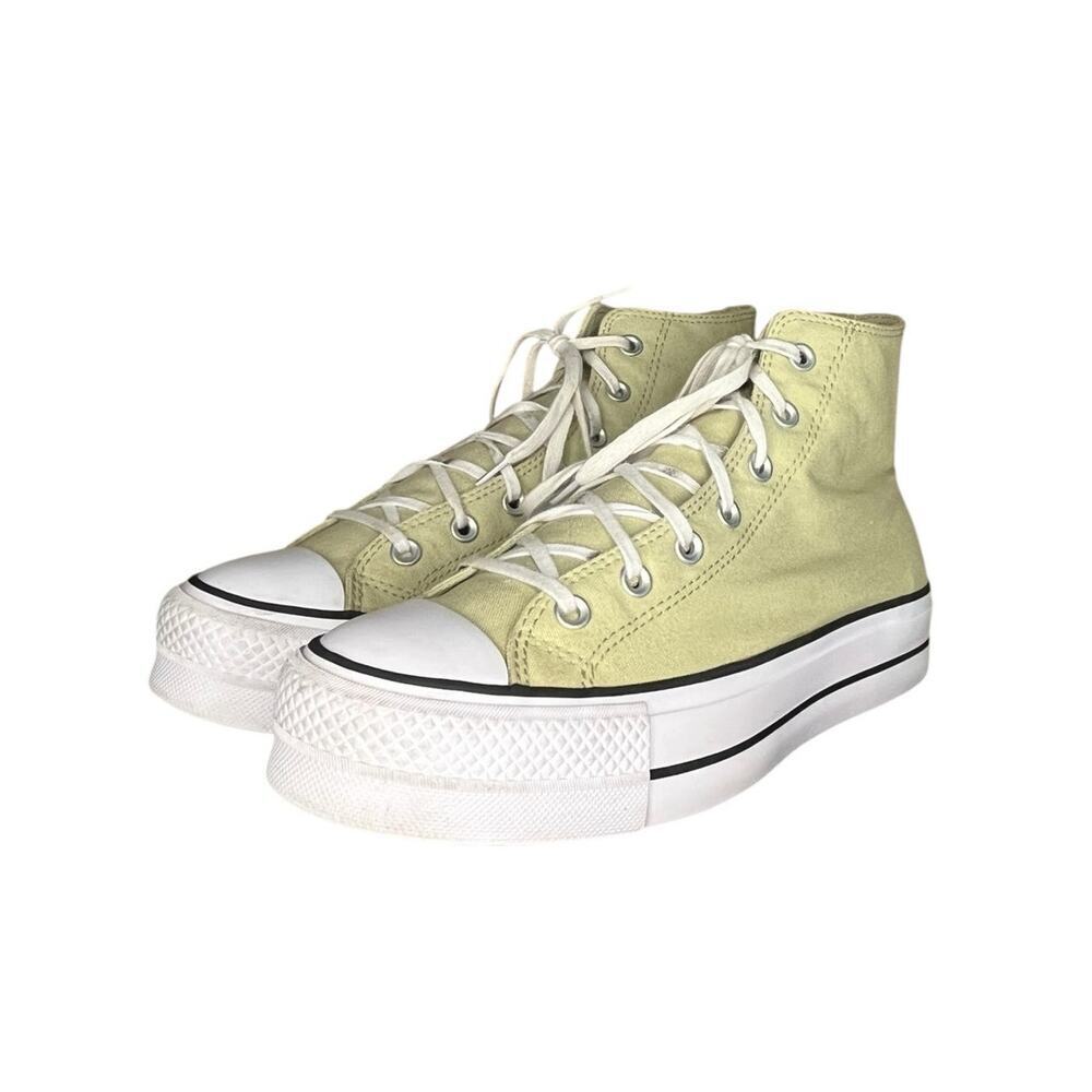 Wmns Converse Chuck Taylor All Star Lift High 'Olive Aura' Size 7.5 - Picture 2 of 6